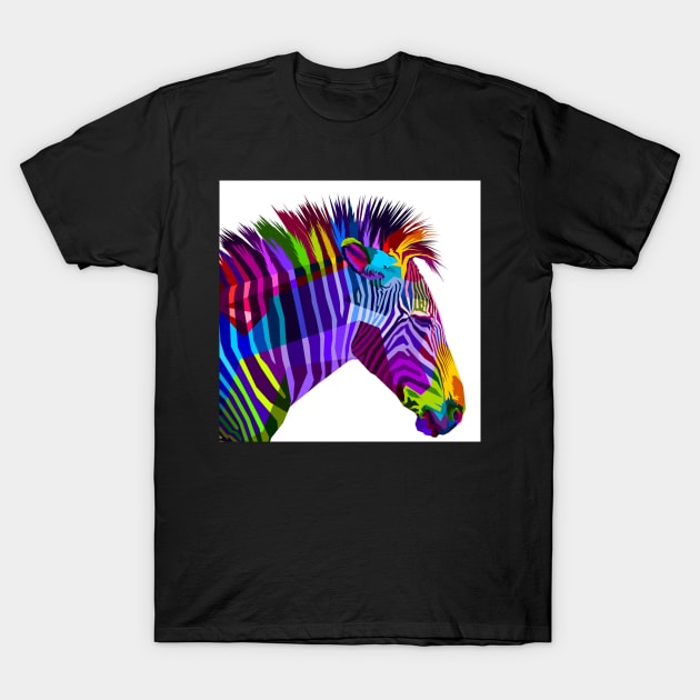 Zebra T-Shirt by Hand-drawn